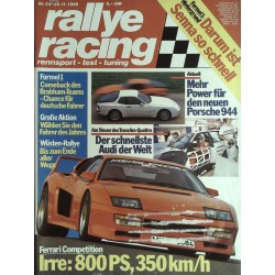 Rallye Racing Magazin 24 / 23 November 1988 - Ferrari Competition