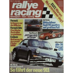 Rallye Racing Magazin 17 / 17 August 1988 - Porsche Carrera 4