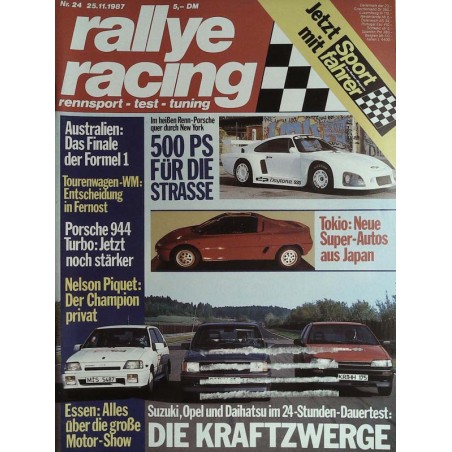 Rallye Racing Magazin 24 / 25 November 1987 - Die Kraftzwerge