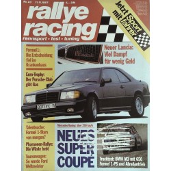 Rallye Racing Magazin 23 / 11 November 1987 - Mercedes Tuning