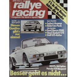 Rallye Racing Magazin 5 / Mai 1983 - Porsche 939 Rinspeed