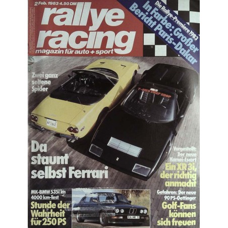 Rallye Racing Magazin 2 / Februar 1983 - Zwei seltene Spider