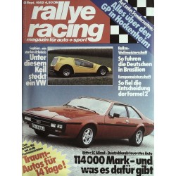 Rallye Racing Magazin 9 / September 1982 - Bitter SC Allrad