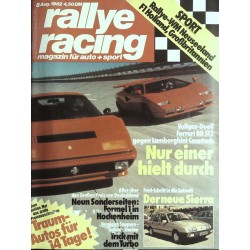 Rallye Racing Magazin 8 / August 1982 - Ferrari vs Lamborghini