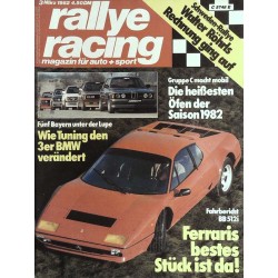 Rallye Racing Magazin 3 / März 1982 - Ferrari BB 512i