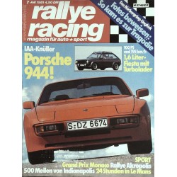 Rallye Racing Magazin 7 / Juli 1981 - Porsche 944