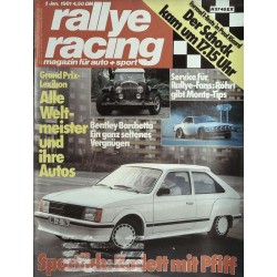 Rallye Racing Magazin 1 / Januar 1981 - Opel Kadett mit Pfiff