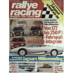 Rallye Racing Magazin 2 / 24 Januar 1990 - Jaguar XJ 220