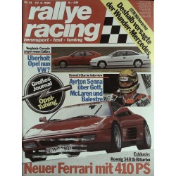 Rallye Racing Magazin 13 / 27 Juni 1990 - Koenig 348 tb Biturbo