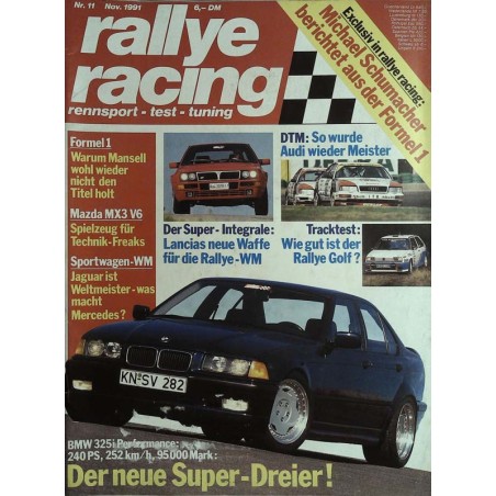 Rallye Racing Magazin 11 / November 1991 - BMW 325i Performance