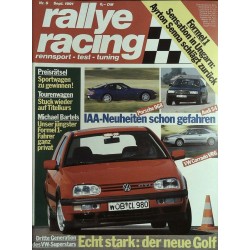 Rallye Racing Magazin 9 / September 1991 - Der neue Golf