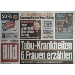 Bild Zeitung Donnerstag, 21 November 2024 - Tabu Krankheiten