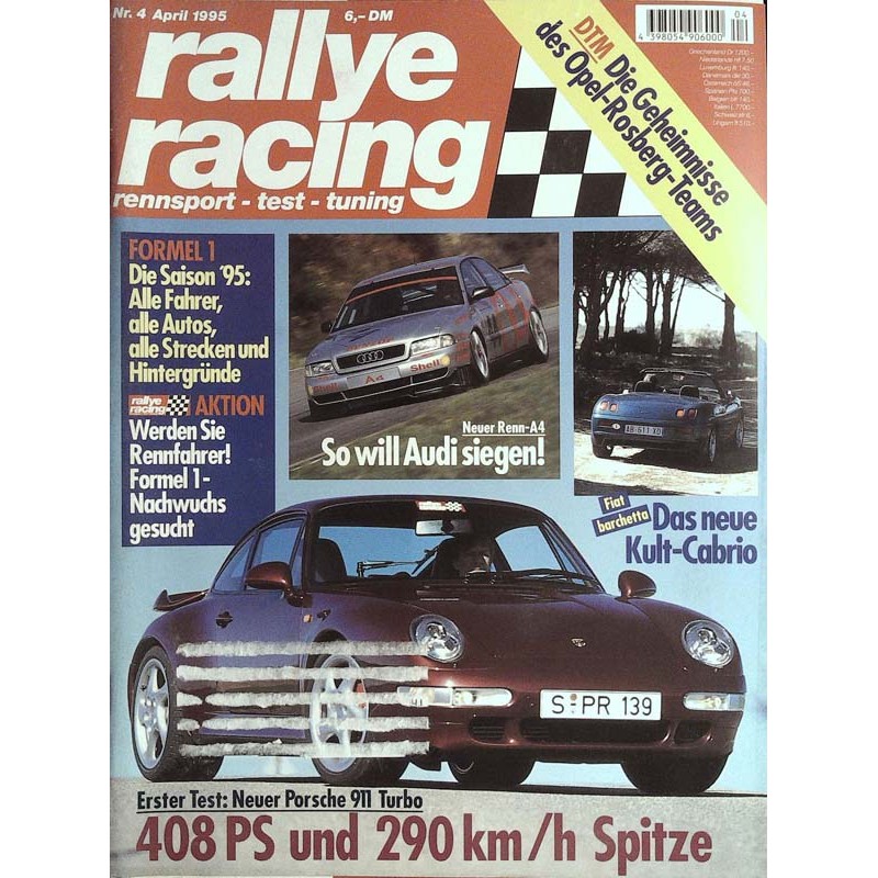 Rallye Racing Magazin 4 / April 1995 - Porsche 911 Turbo