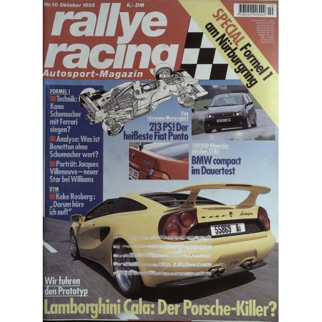 Rallye Racing Magazin 10 / Oktober 1995 - Lamborghini Cala