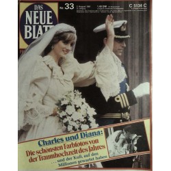 Das neue Blatt Nr.33 / 3 August 1981 - Charles und Diana