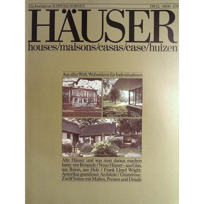 Häuser / Nr. 1 von 1981 - Wohnideen für Individualisten