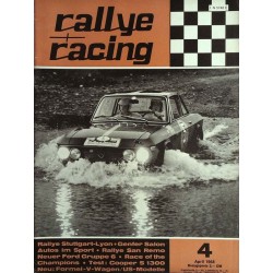 Rallye Racing Magazin 4 / April 1968 - Rallye San Remo