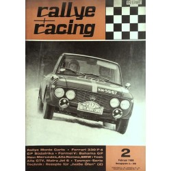 Rallye Racing Magazin 2 / Februar 1968 - Cella auf Lancia HF