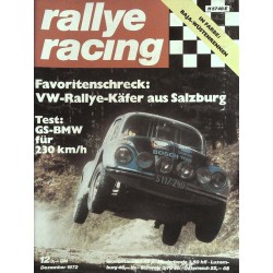 Rallye Racing Magazin 12 / Dezember 1972 - VW-Rallye Käfer