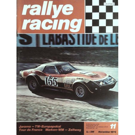 Rallye Racing Magazin 11 / November 1970 - Chevrolet Corvette