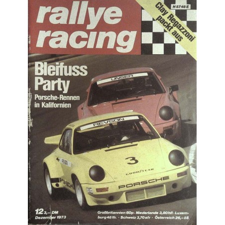 Rallye Racing Magazin 12 / Dezember 1973 - Bleifuss Party