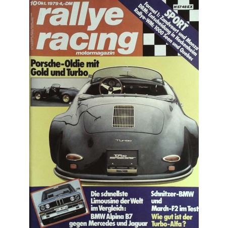 Rallye Racing Magazin 10 / Oktober 1979 - Porsche Oldie