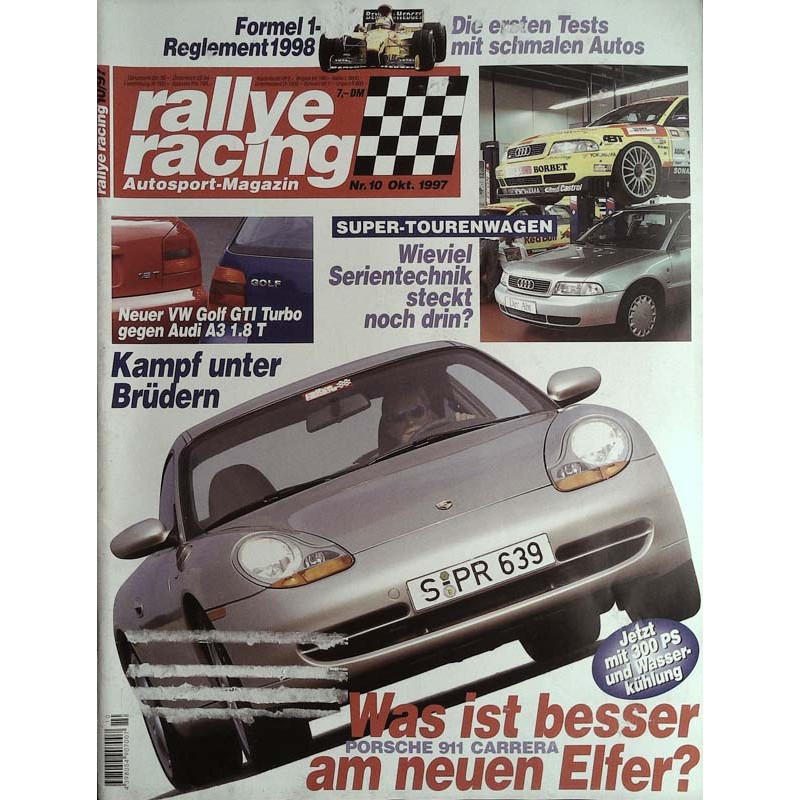 Rallye Racing Magazin 10 / Oktober 1997 - Porsche 911 Carrera