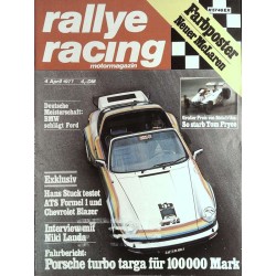 Rallye Racing Magazin 4 / April 1977 - Porsche turbo targa