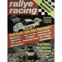 Rallye Racing Magazin 1 / Januar 1977 - Exklusiv aus der Formel 1