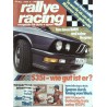 Rallye Racing Magazin 11 / November 1984 - Der neue BMW 535i