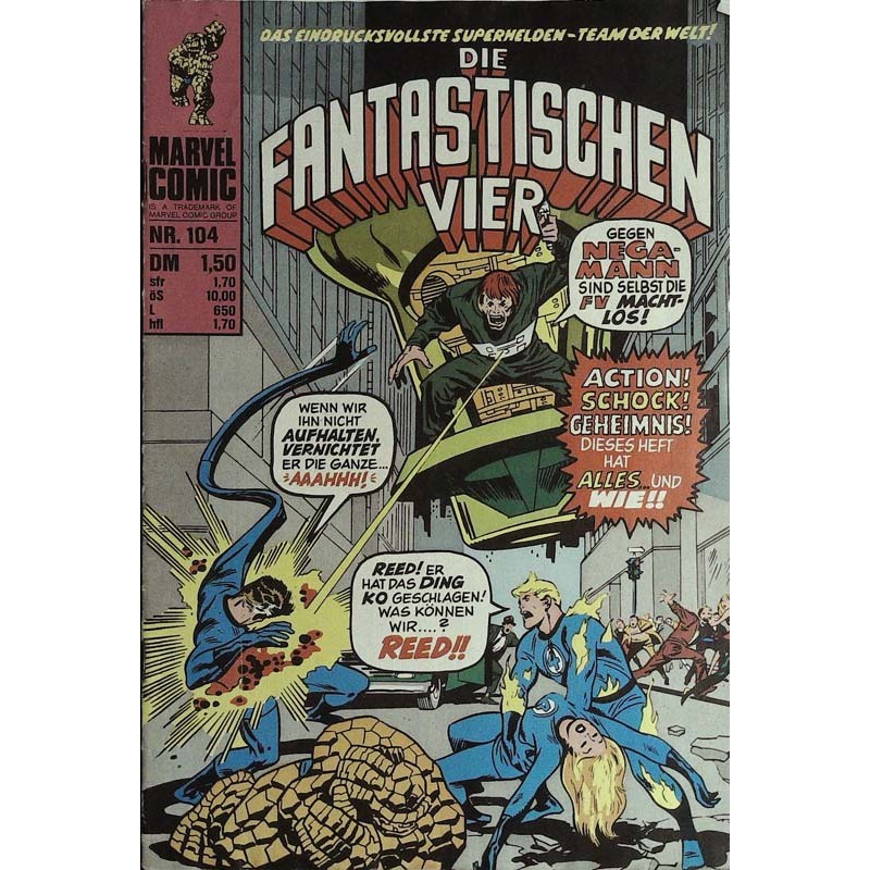 Marvel Comic Nr.104 / 1978 - Die Fantastischen Vier