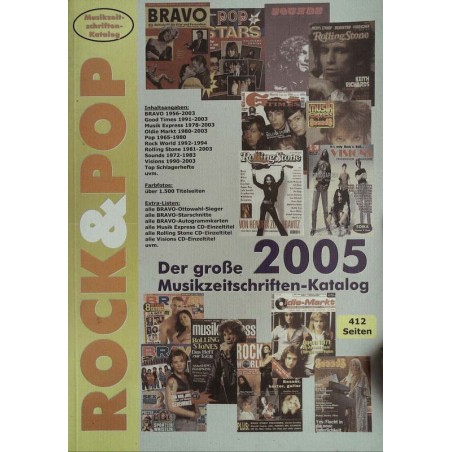 Rock und Pop Katalog von 2005 - Musikzeitschriften