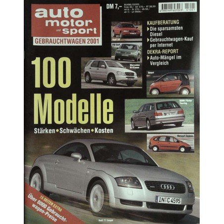 auto motor & sport 2001 - Gebrauchtwagen