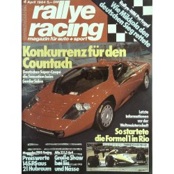 Rallye Racing Magazin 4 / April 1984 - Isdera Imperator 108i