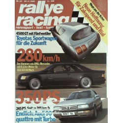 Rallye Racing Magazin 25 / 29 November 1989 - Mercedes AMG