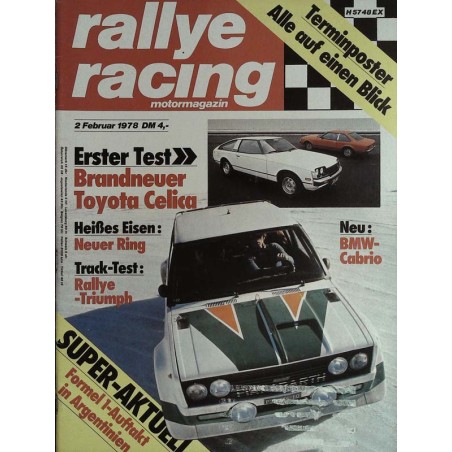 Rallye Racing Magazin 2 / Februar 1978 - Rallye Monte Carlo