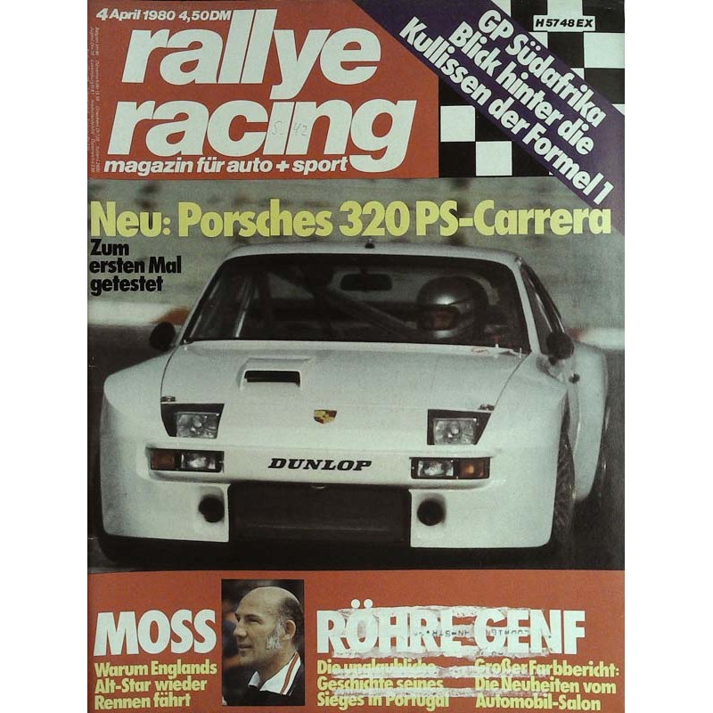 Rallye Racing Magazin 4 / April 1980 - Porsche Carrera mit 320 PS