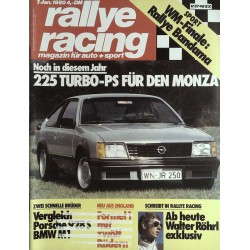 Rallye Racing Magazin 1 / Januar 1980 - Opel Monza Turbo