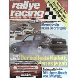 Rallye Racing Magazin 10 / 3 Mai 1989 - Opel Kadett mit 330 PS