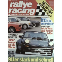 Rallye Racing Magazin 6 / 15 März 1989 - Porsche Carrera 911