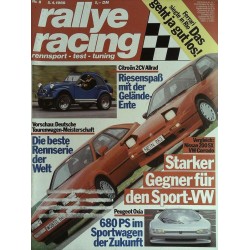 Rallye Racing Magazin 8 / 5 April 1989 - Nissan 200 SX vs. VW Corrado