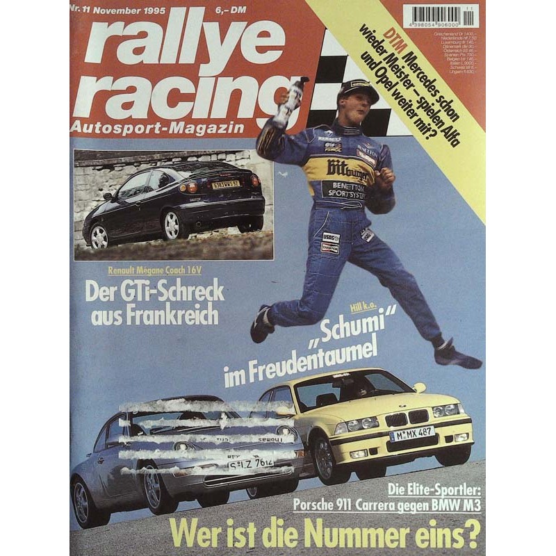 Rallye Racing Magazin 11 / November 1995 - Michael Schumacher