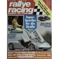 Rallye Racing Magazin 7 / Juli 1992 - McLaren F1