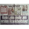 Bild Zeitung Dienstag, 7 Januar 2025 - Kein Lohn mehr am...