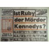 Bild Zeitung Mittwoch, 27 November 1963 - Ist Ruby der Mörder?