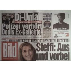 Bild Zeitung Samstag, 31 Januar 1998 - Steffi Graf