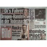 Bild Zeitung Samstag, 7 Februar 1998 - Dianas Fahrer