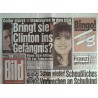 Bild Zeitung Freitag, 23 Januar 1998 - Lewinsky & Clinton