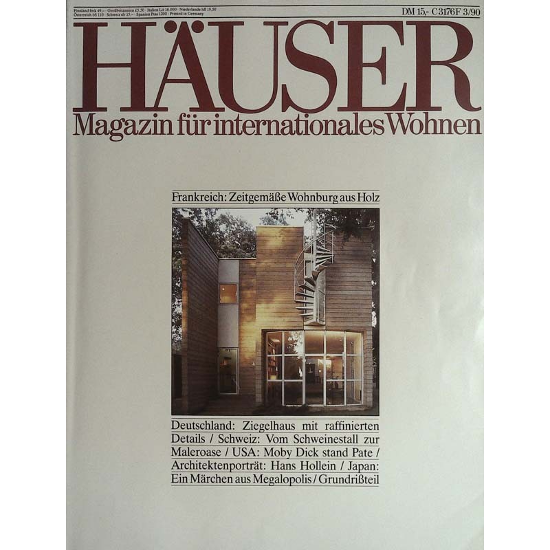 Häuser / Nr. 3 von 1990 - Zeitgemäße Wohnburg aus Holz