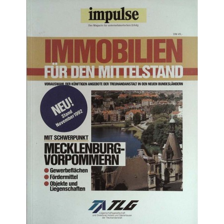 Immobilien - November 1992 - Mit Schwerpunkt Mecklenburg-Vorpommern